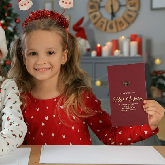 Clearance Greeting Card under $1,Vintage Stamping Copper Greeting Cards DIY Handwritten Birthday Wishes Cards Wedding Speech Thanksgiving Message Cards