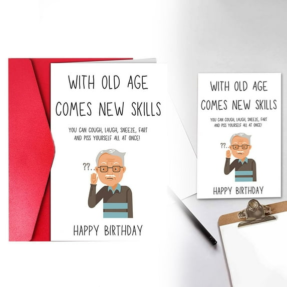 Clearance Greeting Card under $5,Parody Birthday Card Funny Birthday Card For Him Her Birthday Card For Friends Family Now Go Have A Tremendous Birthday
