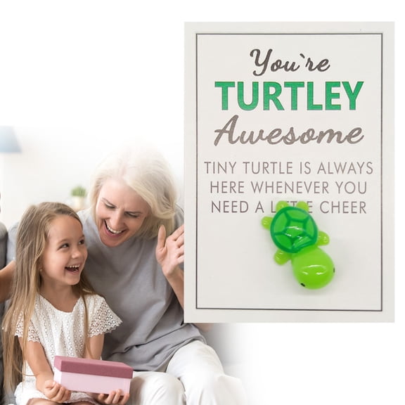 Clearance Greeting Card under $1,You Are Turtley Little Turtle Card Jewelry Gift Greeting Card