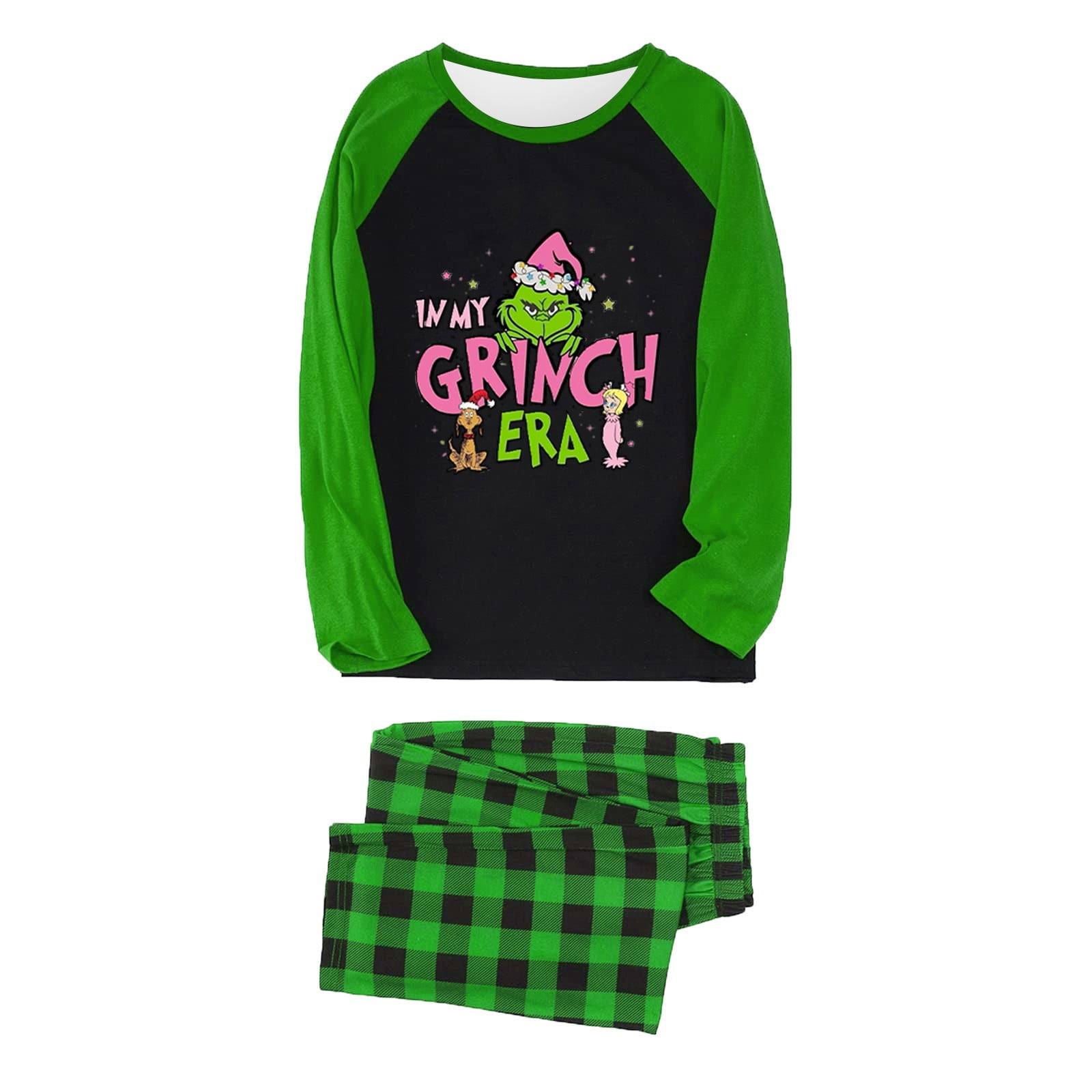 Clearance! Grinch Family Christmas Pjs Matching Sets Women Men Xmas