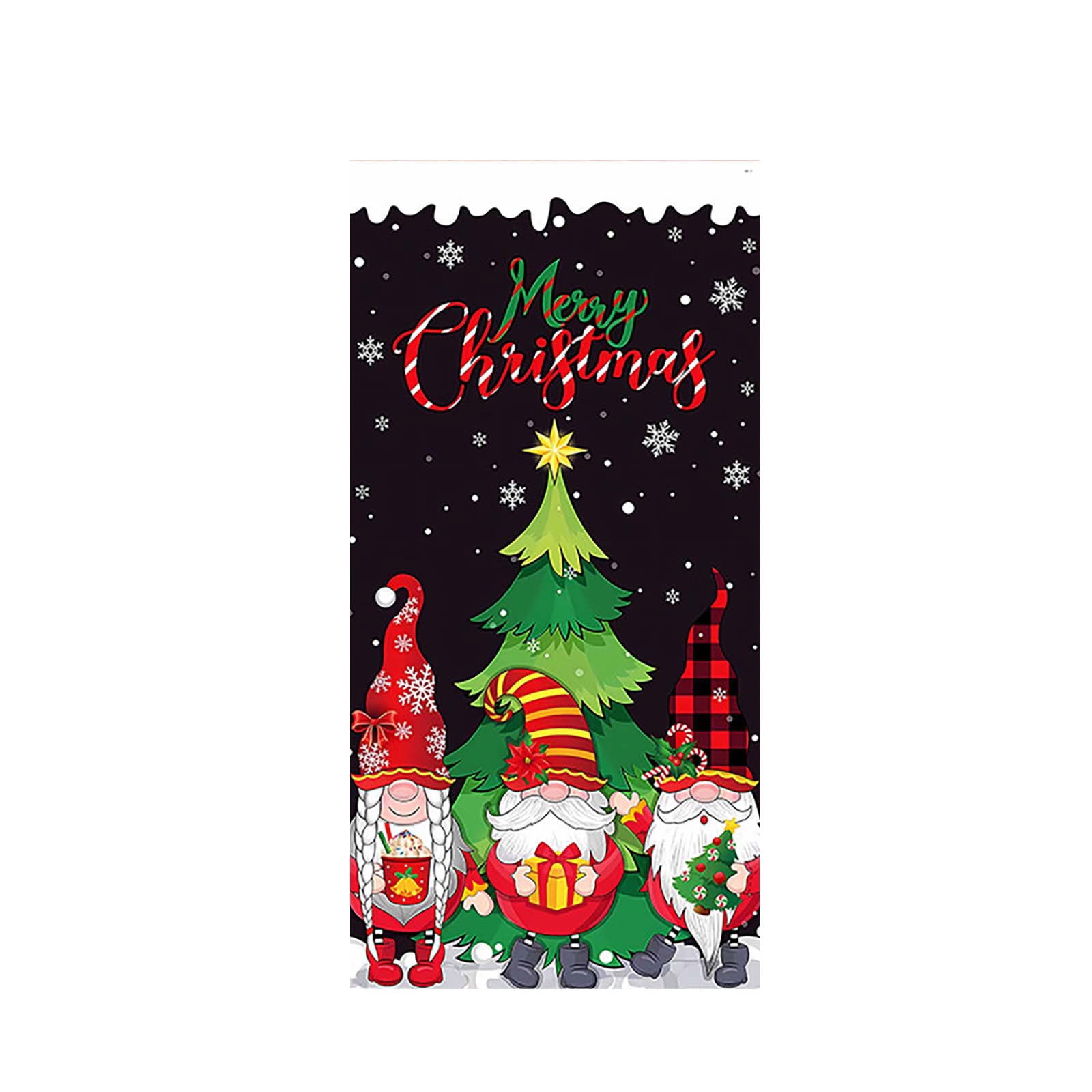 Clearance! Grinch! Greench! Christmas Door Cover,Christmas Door
