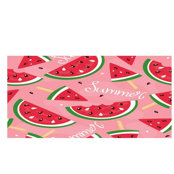 Guanhe Beach Towel, Watermelon Print Swimming Quick-drying Absorbent Bath Towels Adult Men and Women Portable Shawl Warm Sports Fitness Large Towel 30x60inch