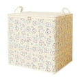 thumbnail image 1 of Guanhe Quilt Organizer Storage for Closet Clothes Sweater, Large Comforter Storage Bags with Dual Zipper Carrying Handles for Blanket Closet Storage Container(M), 1 of 9