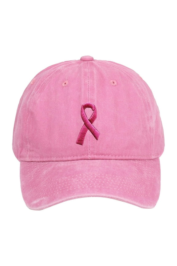 Breast Cancer Hats for Women, Embroidered Adjustable Breast Cancer Awareness Hat Breast Cancer Gifts for Woman, Baseball Cap, Workout Hat