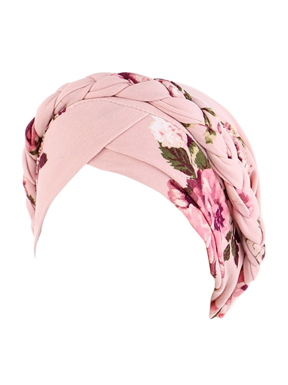 Clearance! HCURIBAD Chemotherapy Must Haves for Women, Ethnic Hat Headwear Cover Cap Head Pre-Tied Wrap Hair Braid Caps, Turban Head Wraps, Head Scarf