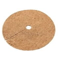 thumbnail image 1 of Clearance! Haidf 1Pc Natural Coconut Fibers Plant Protector Mat, Tree Ring Mulch Mat, Coconut Fibers Plant Cover for Indoor Outdoor Plants, Coco Coir Mat Tree Protection Ring, Plant Pot Cover, 7.9", 1 of 2