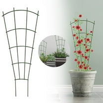 Clearance! Haidf 1Pc Plant Trellis for Climbing Plants Indoor Outdoor, Metal Garden Trellis for Potted Plants, Rustproof Pot Trellis for Ivy, Vines, Pothos, and Flower, Climbing Plant Support, 15.7"