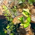 thumbnail image 1 of Clearance! Haidf Fishing Statue, Funny Fishing Frogs Statues, Frog Fisher for Garden Pond Decor, Animal Fishing Sculpture for Outdoor Lawn Yard Garden Home Office Desk Decoration, Poolside Statue, 1 of 6
