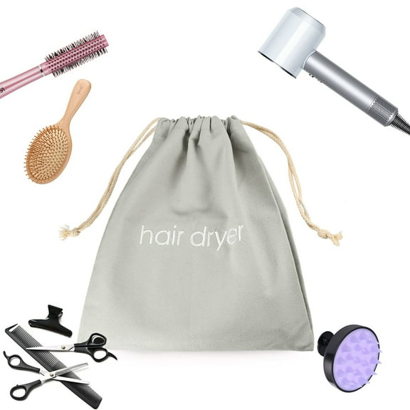 Hair Dryer Bags Drawstring Bag Container Hairdryer Bag For Travel Bathroom
