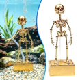thumbnail image 1 of Clearance Halloween Dancing Skeleton Aquarium Bubbler, Action Skeleton Aquarium Ornament, Fish Aquarium Decor, Air-Driven Moving Skeleton Fish Tank Bubbler Decoration for Fresh & Saltwater Aquariums, 1 of 9