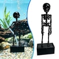 thumbnail image 1 of Clearance Halloween Dancing Skeleton Aquarium Bubbler, Action Skeleton Aquarium Ornament, Fish Aquarium Decor, Air-Driven Moving Skeleton Fish Tank Bubbler Decoration for Fresh & Saltwater Aquariums, 1 of 9