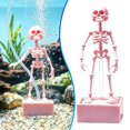 thumbnail image 1 of Clearance Halloween Dancing Skeleton Aquarium Bubbler, Action Skeleton Aquarium Ornament, Fish Aquarium Decor, Air-Driven Moving Skeleton Fish Tank Bubbler Decoration for Fresh & Saltwater Aquariums, 1 of 9