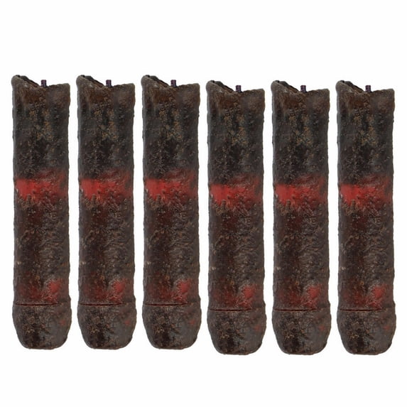 Clearance Halloween Decor Under $10 6pcs Candles LED Taper Candles Real Wax Pillar Brightly Realistic Yellow Battery Operated Wax Dipped Candles Flameless Taper Candles For Halloween Christmas Party