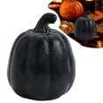 thumbnail image 1 of Clearance Halloween Decor Under $6 Halloween Pumpkin Decorations Resin Figurines Black White Orange Pumpkin Statues For Tabletop Garden Shelf Mantel Creepy Holiday Decor Prop For Indoor Outdoor,1PC, 1 of 9