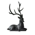 Clearance Halloween Decorations! Hmlai Elk Ornaments Sleeping Black