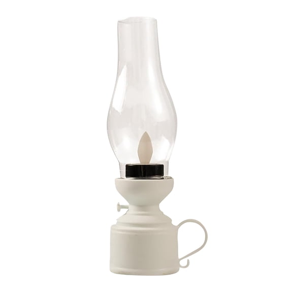 Clearance! Halloween Decorations Retro Flameless Table Lamp Led Kerosene Lamps Bedside Tables Oil Lamps Battery Powered Retro Candle Bedrooms Living Room Decoration Night Lights 2.8"X2.2"X7.1"