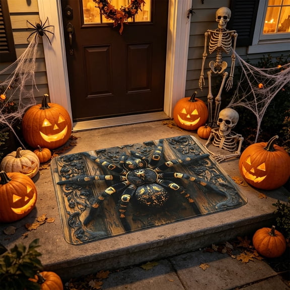 Clearance! Halloween Doormat Outdoor Entrance, Waterproof Covered Porch Halloween Door Mat, Backyard Landscape DIY Enthusiasts, Screened Lanai & Patio Layout, Year Round Outdoor Usability