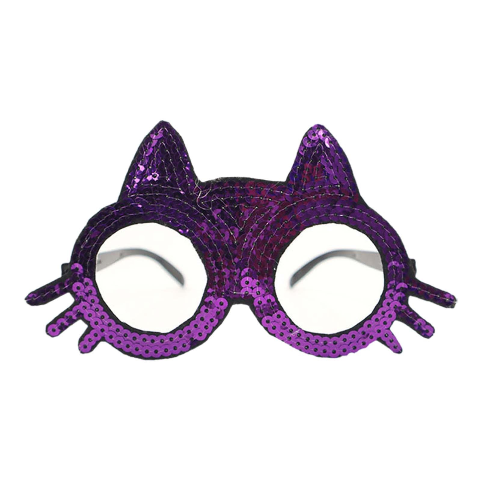 Clearance! Halloween Glasses Glitter Holiday Party Glasses Frames