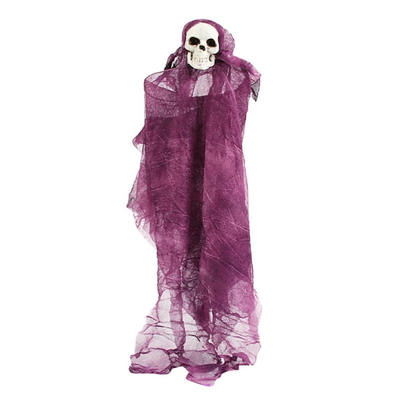 Clearance Halloween Hang Scary Skull Doll Chamber Funny Mischievous Prop Skeleton Hanging Decorations Party Decor