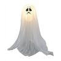 Clearance!Halloween Light Up Ghost, Standing Ghost with Lights, Halloween Outdoor Decorations, Lighted White Ghosts for Yard Porch Lawn Home Party Spooky Ghosts Decor (1PC, 19.7inch)
