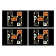Clearance!Halloween Placemats Set Of 4 12x18 Inch Funny Table Mat Non