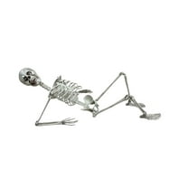 Halloween Skeleton Life Size Full Body Posable Joints Skeletons,Halloween Skeleton Decoration,Human Full Size Skull Hand Life Body Anatomy Model Halloween Decor