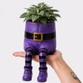 thumbnail image 1 of Clearance! Halloween Whimsical Hanging Leg Planter, Resin Succulent Garden Pot, Witch, 1 of 8