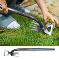 thumbnail image 1 of Savings Hand Weed Puller Tool,Artifact Uprooting Weeding Hook,Premium Manganese Steel Forged Weed Puller 5 Teeth Dual Purpose Weeder,Long Handle Weeder Tool for Gardening Vegetable Backyard Farm, 1 of 3