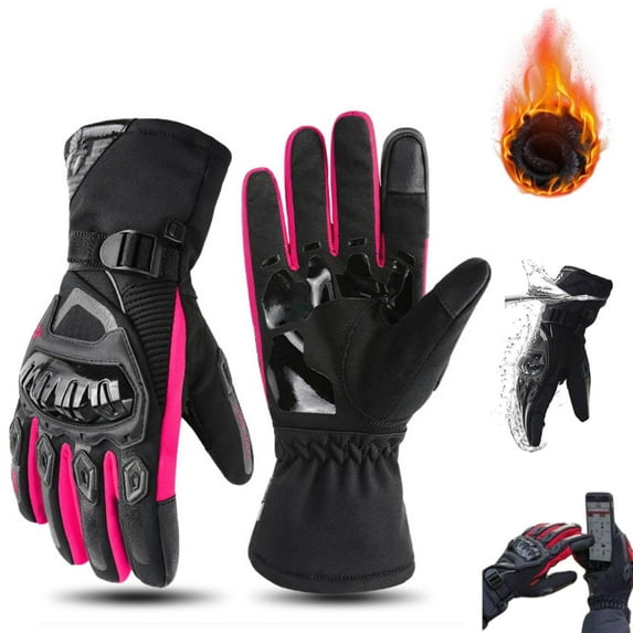 Clearance Hand protection equipment under $20,The Insulated Motorcycle Gloves 2025 New Motorcycle Gloves With Two Finger Touchscree Inter Riding Motorcycle Gloves For Women Men Stay 1PC