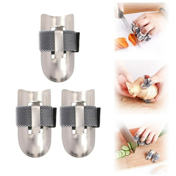Clearance Hand protection equipment under $6,Stainless Finger Guard Finger Protectors Finger Guards For Cutting Multifunctional Stainless Finger Hand Protector Avoid Hurting When Slicing Choppi