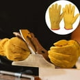 thumbnail image 1 of Clearance Hand protection equipment under $7,Cowhide Leather Work Gloves With Reinforced For Men & Women Rigger Glove For Driver Construction Yardwork Gardening 1PC, 1 of 8