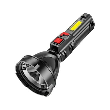 Clearance! Handheld Flashlight LED Flashlights High Powered Super Bright Flashlight Rechargeable 4 Modes Flash Lights for Emergency Outdoor Home Camping Hiking Gift Black
