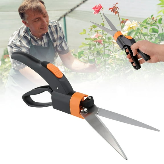 Clearance! Handheld Shears Shears Plant Scissors Super Sharp Hand Shears Multifunctional Gardening Pruning Shears 360 Swivel for Garden Edges