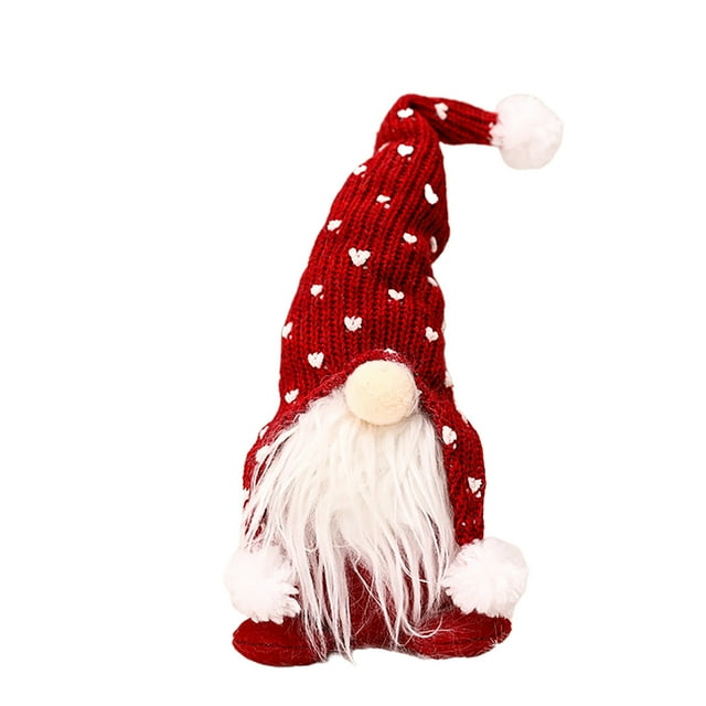 Clearance ! Handmade Scandinavian Gnome Plush Doll Christmas Holiday