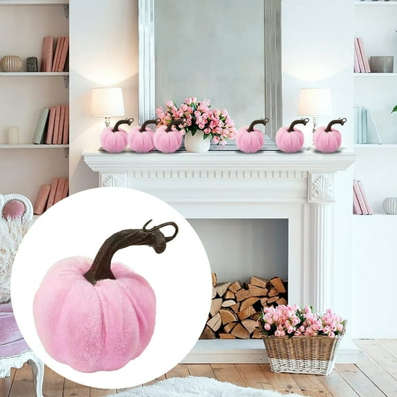 Clearance! Handmade Velvet Pumpkins Decor Stuffed Pumpkin Ornament