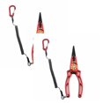 thumbnail image 1 of Clearance Handmade equipment under $20,Fishing Pliers Lock Design Fishing Pliers Aluminum Split Ring Pliers For Fishing With Braid Cutters And Lanyard 2PC, 1 of 8