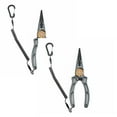 thumbnail image 1 of Clearance Handmade equipment under $20,Fishing Pliers Lock Design Fishing Pliers Aluminum Split Ring Pliers For Fishing With Braid Cutters And Lanyard 2PC, 1 of 8