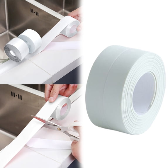 Clearance Handmade tape under $5,T Kitchen Sink Sealing Strip Proof And Proof Beautiful Seam Adhesive Clip Anti Strip Wall Corner Tape 1PC