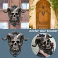 thumbnail image 1 of Clearance! Hanging Door Knocker Heavy Duty Gothic Doorknocker Perfect Decoration Hanging Door Knocker 6.5*5.9*3.1 in Grey, 1 of 8