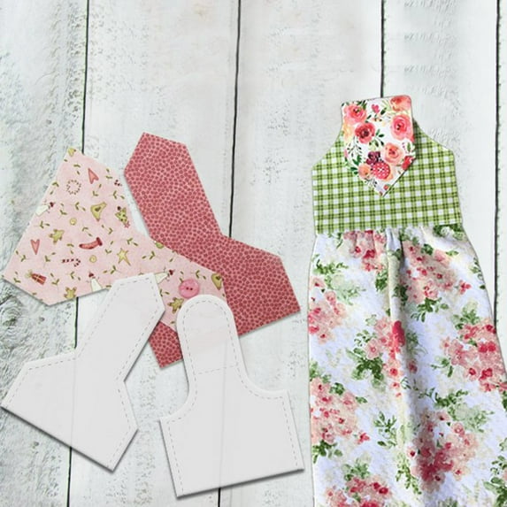 Hanging Hand Towel Template Sewing Template Patchwork Hand Towel Template Round Head