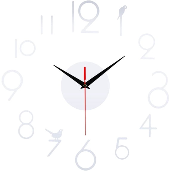 Clearance Hangs under $5,Frameless 3D Wall Clock Large Silent Mirror For Living Room Modern Wall Clock Number For Bedroom Home Office Decor Easy To Assemble