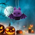 thumbnail image 1 of Clearance Hangs under $1,Halloween Soft Rubber Keychain Cute Pumpkin Bat Cat Decorations Goodie Bag Fillers For Kids Adults (Halloween), 1 of 5