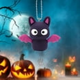 thumbnail image 1 of Clearance Hangs under $1,Halloween Soft Rubber Keychain Cute Pumpkin Bat Cat Decorations Goodie Bag Fillers For Kids Adults (Halloween), 1 of 5