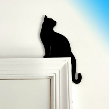 Clearance Hangs under $5 Cat Doorframe Decoration Party Holiday Decoration Home Doorframe Corner Decoration Silhouette