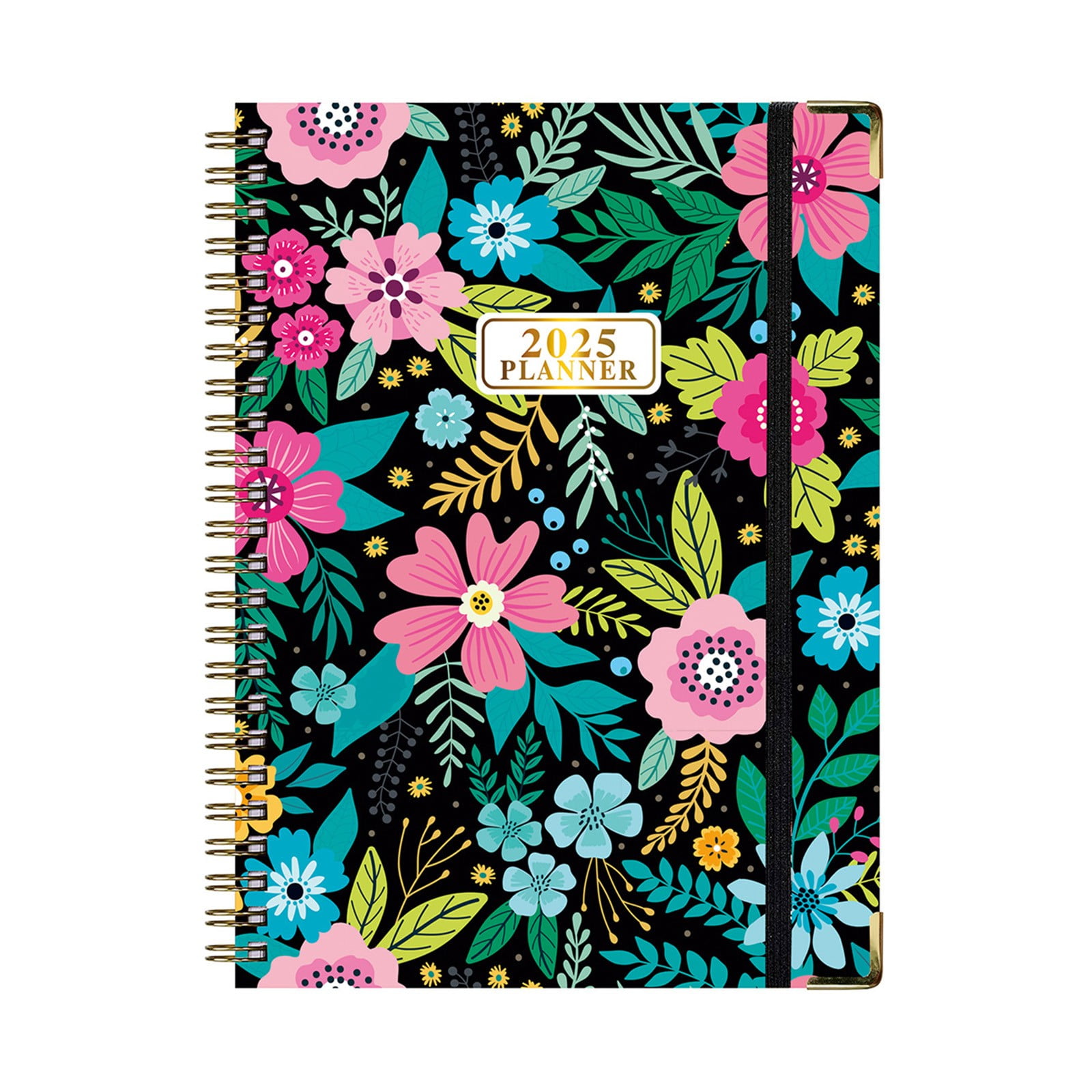 Clearance Hardcover Planner 2025, Yuoaen 2025 English Notebook Notebook
