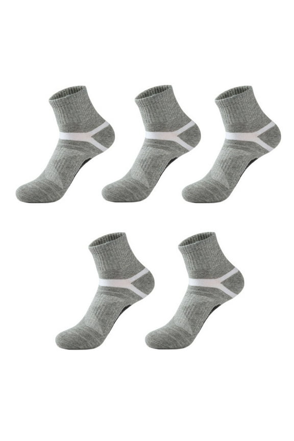 Clearance ! Harpily Wont Stop Running Socks Size 13-15 Men's Mid Length Socks Sports Socks Basketball Socks Low Cut Anti Slip Sweat Absorbing Breathable And Thickened Running Socks 5 Pairs