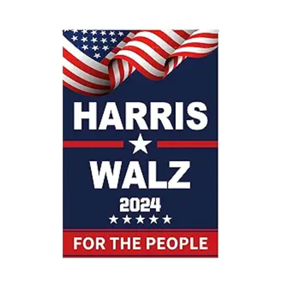 Clearance! Harris Walz Yard Sign, Kamala Harris Tim Walz 2024 Garden USNE Harris Walz G1L9