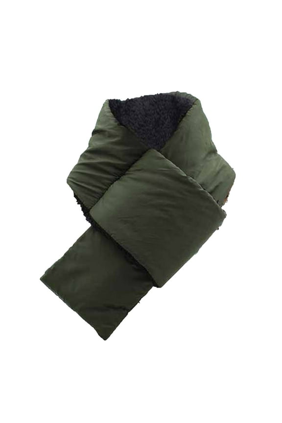 Clearance! Hassda Adult Scarf Winter Warm Cotton and Outdoor Down Windproof Neck Solid Scarf Clearance Sale