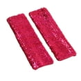 thumbnail image 1 of Women's Sparkly Sequin Gloves, Fingerless Long Glove with Elastic Fit for Party Costumes, Glitter Evening Gloves for Concerts and Prom, Stretchy Satin Gloves for Cosplay and Special Events - Hot Pink, 1 of 6