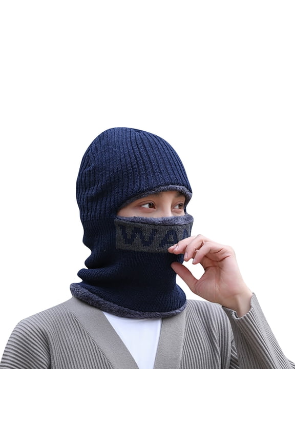 Clearance! Hassda Ski for Men Winter Knitted Full Face Hats 1 Hole Ski for Men Women Winter Clearance Sale